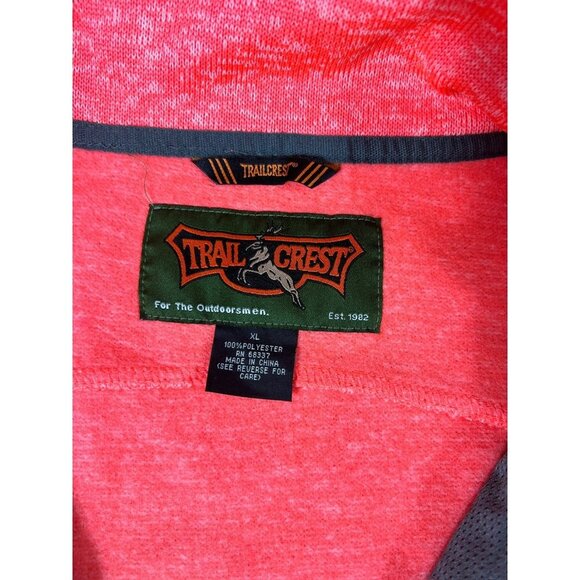 Trail Crest Women's Neon Orange Full Zip Jacket - Picture 3 of 6